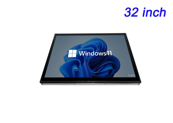 Monitor integrato Windows da 32 pollici per sistemi di sorveglianza, display aeroportuali, pannelli di trasporto pubblico e monitoraggio industriale