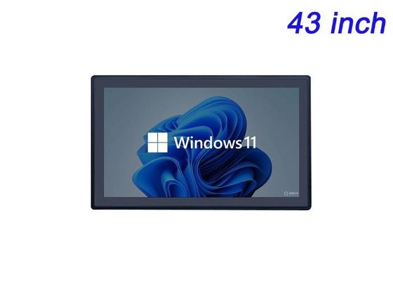 Schermo incorporato Windows da 43 pollici per infrastrutture intelligenti, schermi da stadio, pubblicità immersiva e centri di controllo
