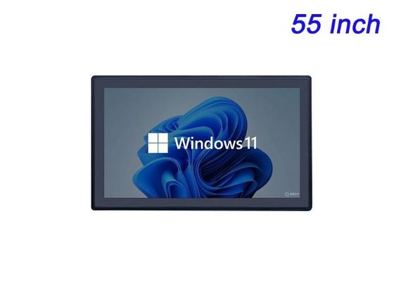 55 pollici di schermo Windows touch embedded per presentazioni aziendali, installazioni d'arte digitale, mostre interattive di musei e videoconferenze di fascia alta