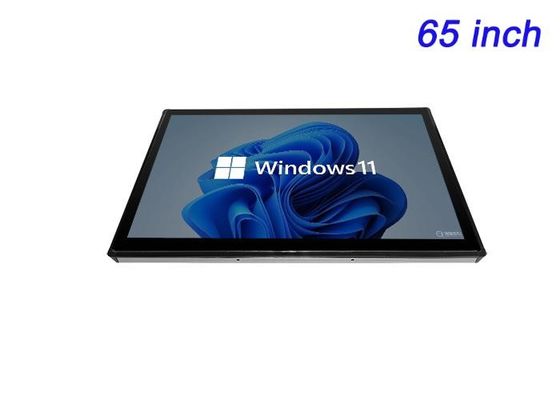 Display touch integrato Windows da 65 pollici per reti di segnaletica digitale, applicazioni della sala di controllo, esperienze immersive e presentazioni ad alto impatto