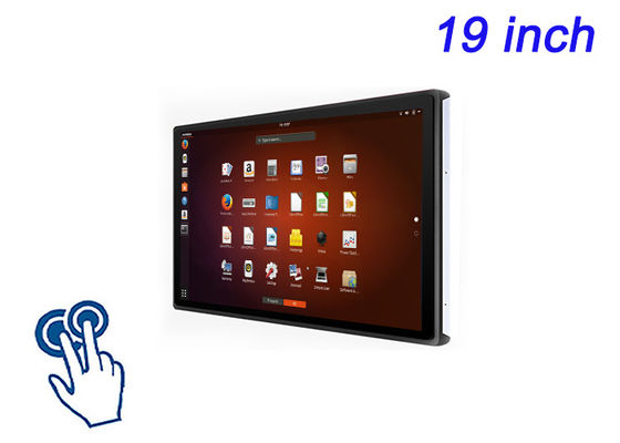 Schermo touch Linux da 19 pollici per automazione dei magazzini, sistemi di monitoraggio dell'energia, pannelli di controllo e display di trasporto pubblico