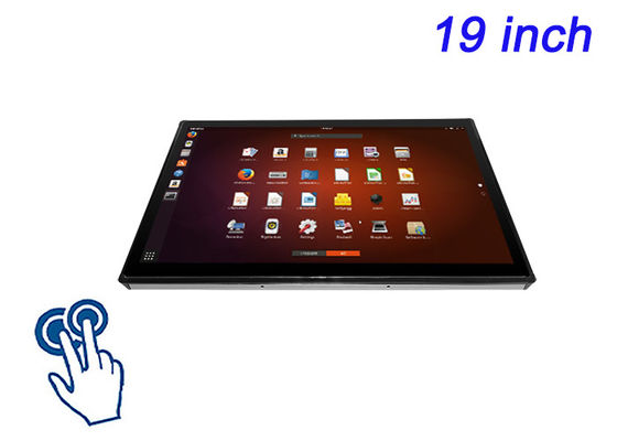 Schermo touch Linux da 19 pollici per automazione dei magazzini, sistemi di monitoraggio dell'energia, pannelli di controllo e display di trasporto pubblico