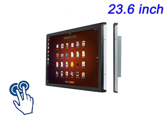 23.6 pollici Linux touch screen embedded per macchine CNC, applicazioni Smart City, sistemi di monitoraggio ospedalieri e stand espositivi