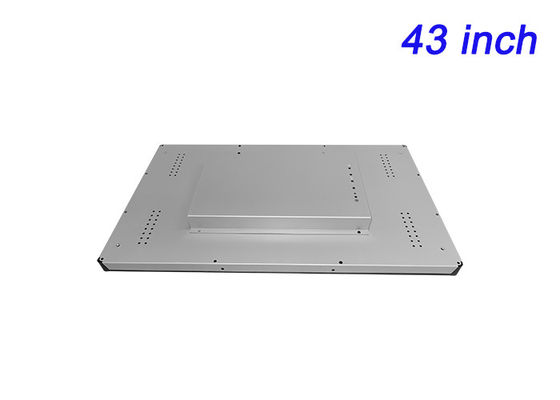 schermo touch integrato da 43 pollici Linux per automazione industriale, chioschi smart city, interfacce sanitarie e sale di comando