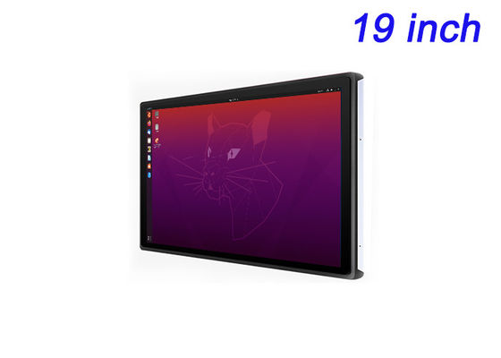 Schermo Linux incorporato da 19 pollici per il monitoraggio della sicurezza, dashboard di fabbrica, sistemi di magazzino e display pubblici