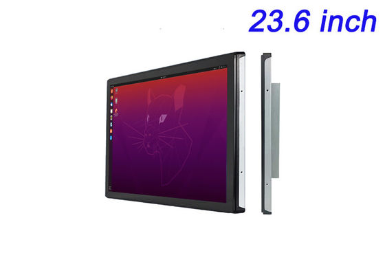 23.6 pollici Linux Embedded Screen per segnaletica digitale, gestione delle strutture, hub di trasporto e centri di comando
