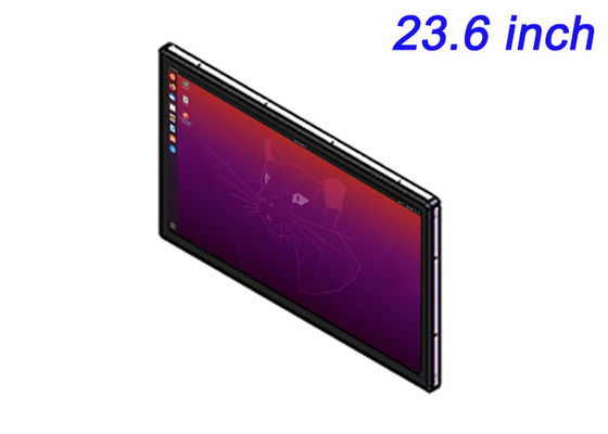 23.6 pollici Linux Embedded Screen per segnaletica digitale, gestione delle strutture, hub di trasporto e centri di comando