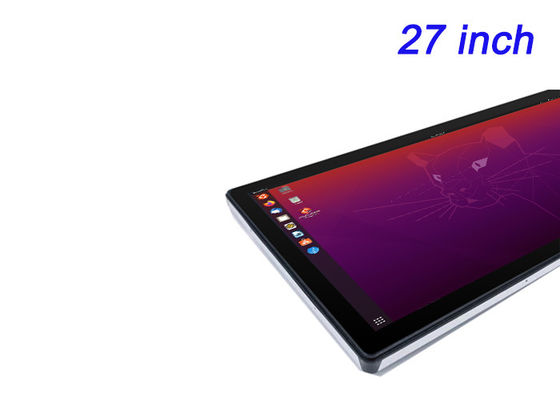 Schermo incorporato Linux da 27 pollici per display di vendita al dettaglio su larga scala, interfacce aziendali, sistemi di trasporto pubblico e monitoraggio della sicurezza