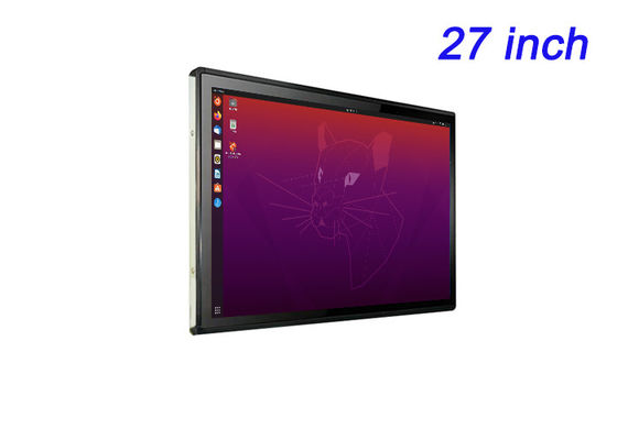 Schermo incorporato Linux da 27 pollici per display di vendita al dettaglio su larga scala, interfacce aziendali, sistemi di trasporto pubblico e monitoraggio della sicurezza
