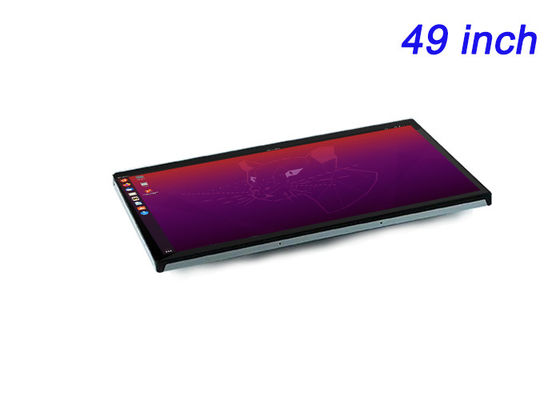 Display integrato Linux da 49 pollici per dashboard aziendali, interfacce per stadi, monitoraggio di fabbrica e pubblicità digitale