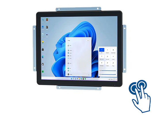 Piattaforma interattiva Windows da 17 pollici per attrezzature industriali, hub di trasporto pubblico, centri di comando e display aziendali
