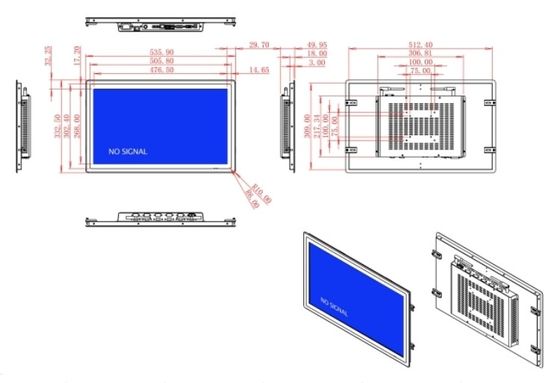 21Monitor ad alta definizione da 0,5 pollici per applicazioni Smart City e segnaletica digitale