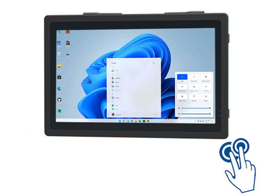 15.6 pollici Elegante schermo Windows touch per il monitoraggio di fabbrica e segnaletica digitale