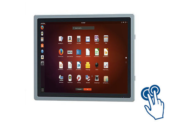 Display touch Linux integrato da 17 pollici per sistemi di sicurezza e monitoraggio logistico