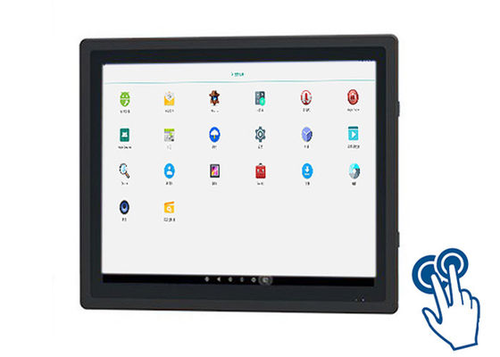 schermo tattile Android integrato da 17 pollici per sistemi di sicurezza e monitoraggio logistico