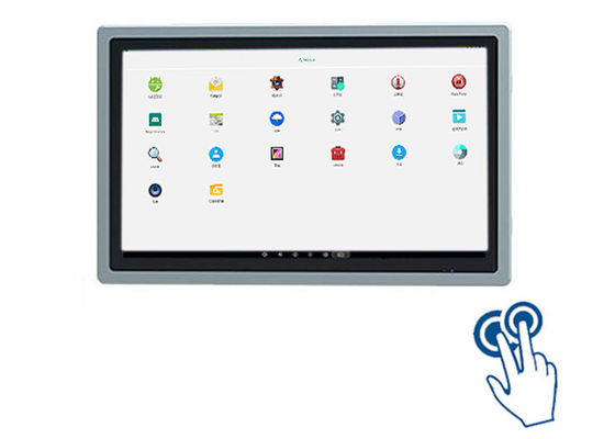 18Monitor touch Android senza ventilatore da 0,5 pollici per centri di trasporto e controllo industriale