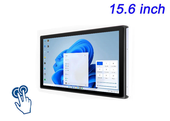 15.6 pollici schermo touch Windows integrato per schermi Smart City, interfacce per stadi, soluzioni di vendita immersive e sistemi di gioco