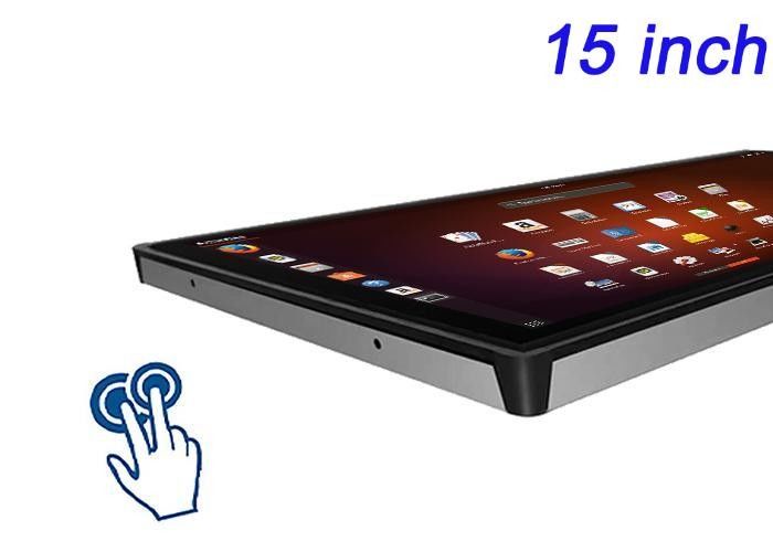 Display touch embedded da 15 pollici Linux per sistemi sanitari, distributori automatici, interfacce di trasporto e pannelli di intrattenimento