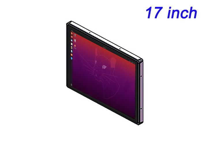 Schermo integrato Linux da 17 pollici per apparecchiature mediche, display di trasporto pubblico, pannelli di controllo industriali e pubblicità al dettaglio