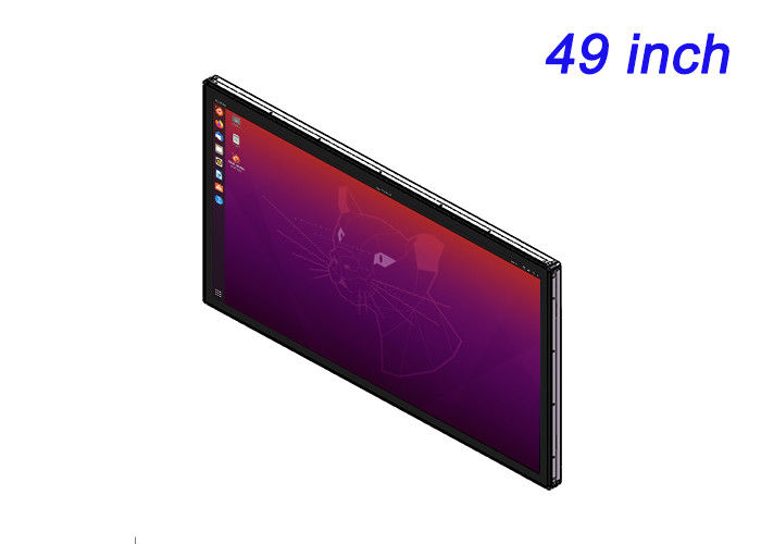Display integrato Linux da 49 pollici per dashboard aziendali, interfacce per stadi, monitoraggio di fabbrica e pubblicità digitale