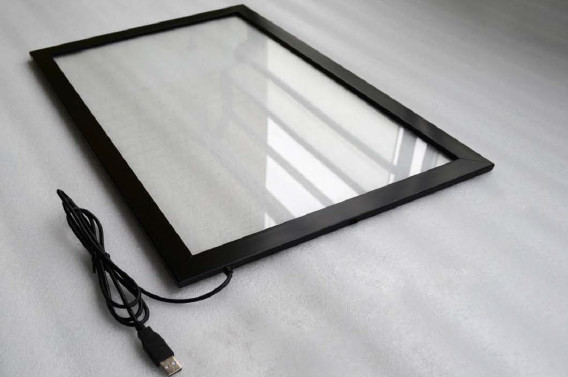 22&quot; multi touch screen infrarosso di alluminio con vetro temperato 6 punti pronti per l'uso per il LCD