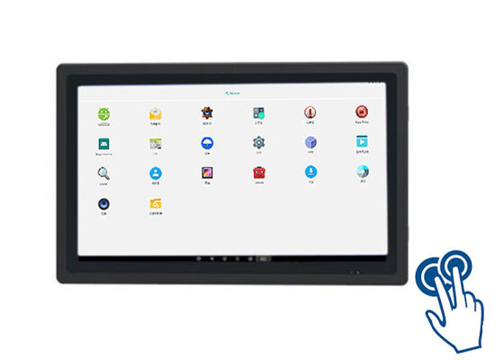 18Monitor touch Android senza ventilatore da 0,5 pollici per centri di trasporto e controllo industriale