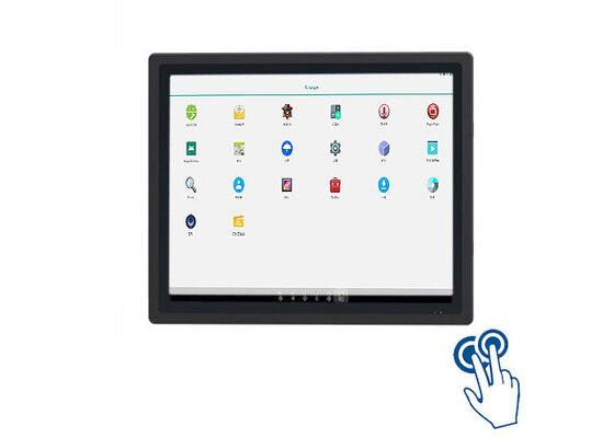 Display touch Android resistente da 19 pollici per diagnosi medica e pannelli di controllo accessi