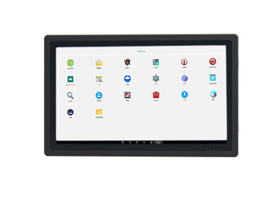 Monitor Android intelligente da 18,5 pollici per sistemi di trasporto e pannelli di controllo accessi